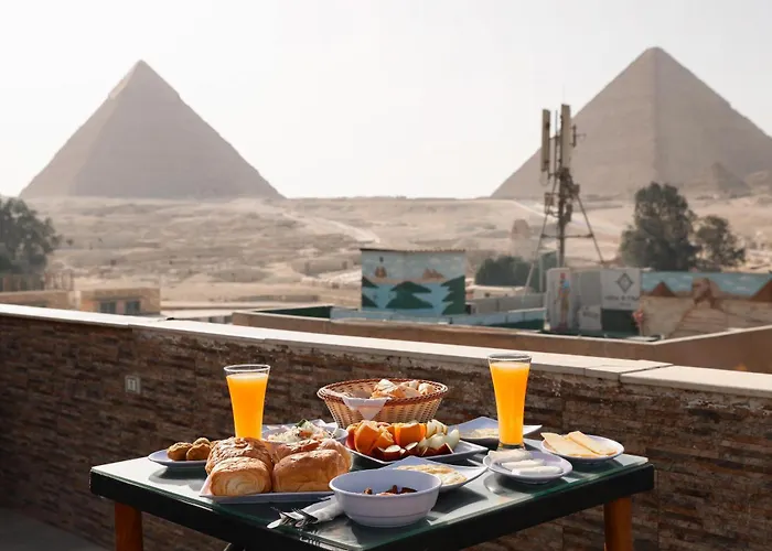 Royal Scarab Pyramids View