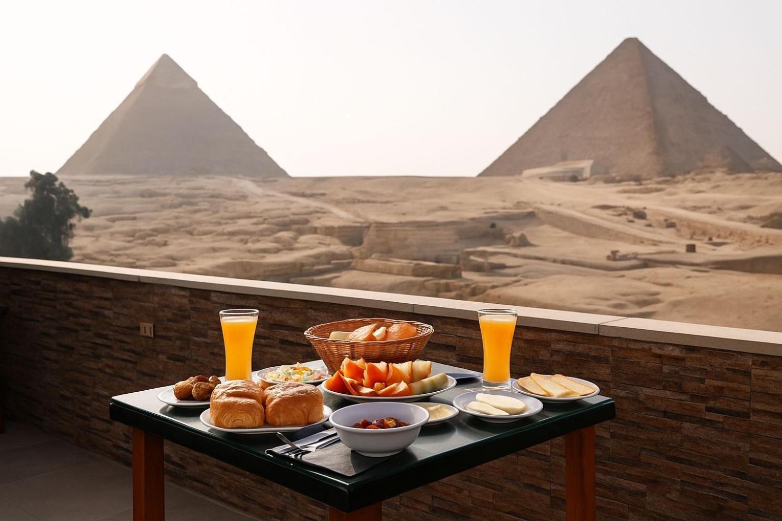 Hotel Royal Scarab Pyramids View